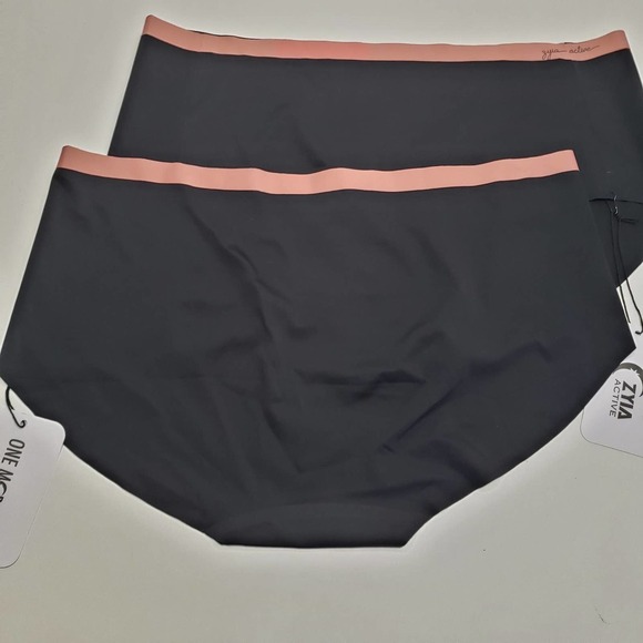 NEW Zyia Active Banded Underwear 2pc XXXXL Black Seamless NWT - Picture 3 of 7